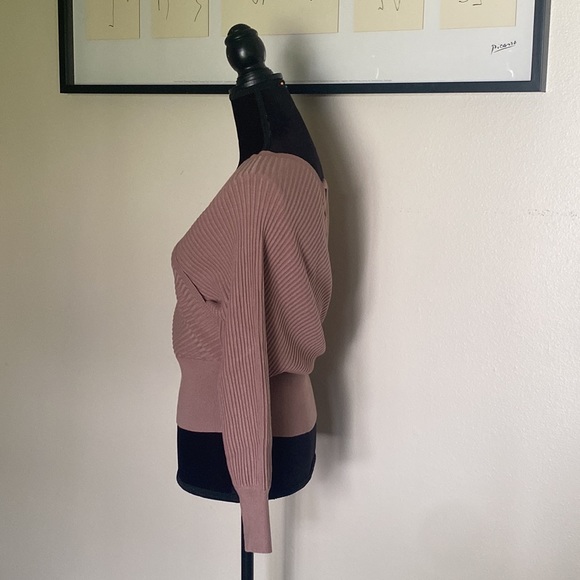 Hope Horizon Purple Wrap Knit Top - Picture 4 of 14